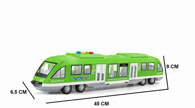 Monorail toy top train set