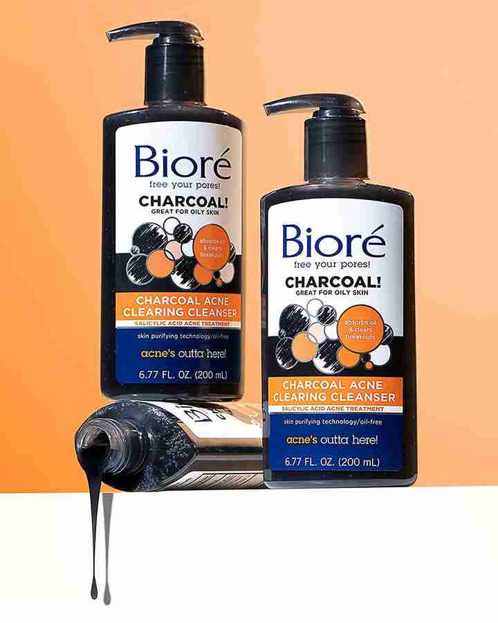 Biore charcoal outlet acne clearing cleanser