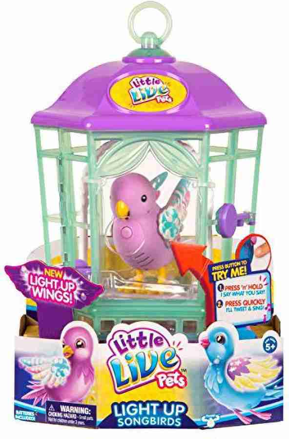 Little Live Pets Bird with CageRainbow Glow Childrens Toy Bird with CageRainbow Glow Childrens Toy shop for Little Live Pets products in India. Flipkart