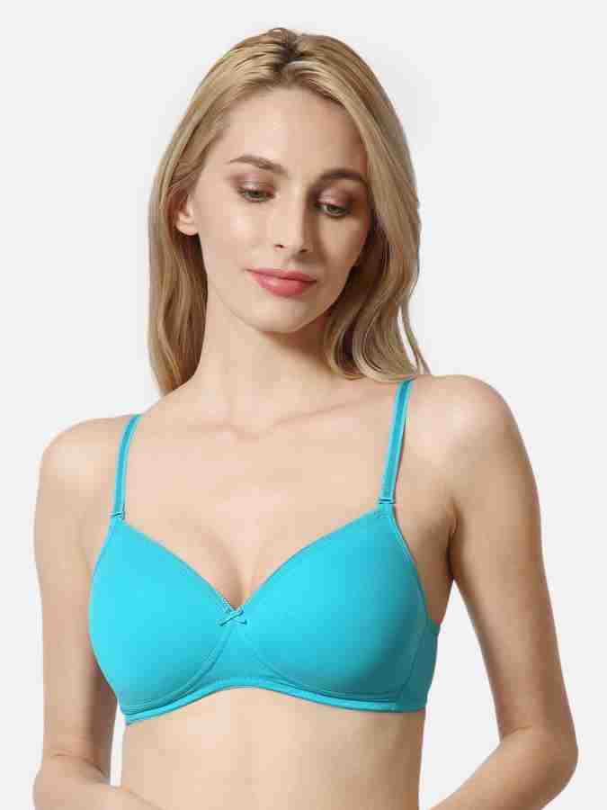 VAN HEUSEN Women Peacock Blue Solid Antibacterial Wireless Bra Women Full  Coverage Heavily Padded Bra - Buy VAN HEUSEN Women Peacock Blue Solid  Antibacterial Wireless Bra Women Full Coverage Heavily Padded Bra