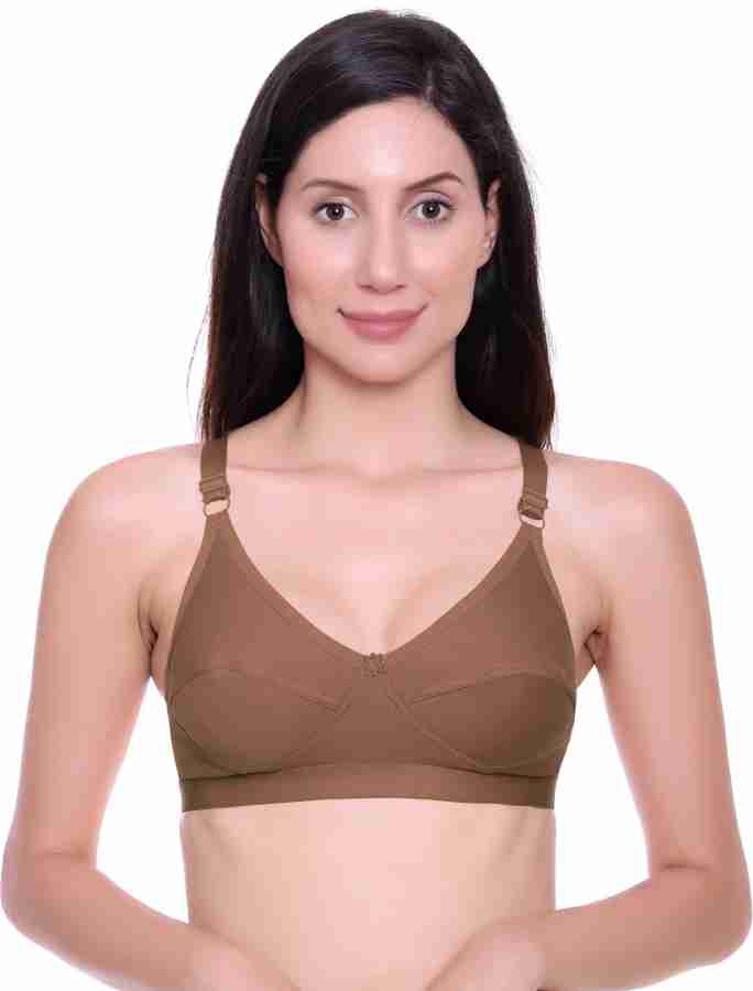 Dynex Women's Full Coverage Non Padded C-Cup Bra for Daily wear Comfort Fit  (Brown) Women Full Coverage Non Padded Bra - Buy Dynex Women's Full  Coverage Non Padded C-Cup Bra for Daily