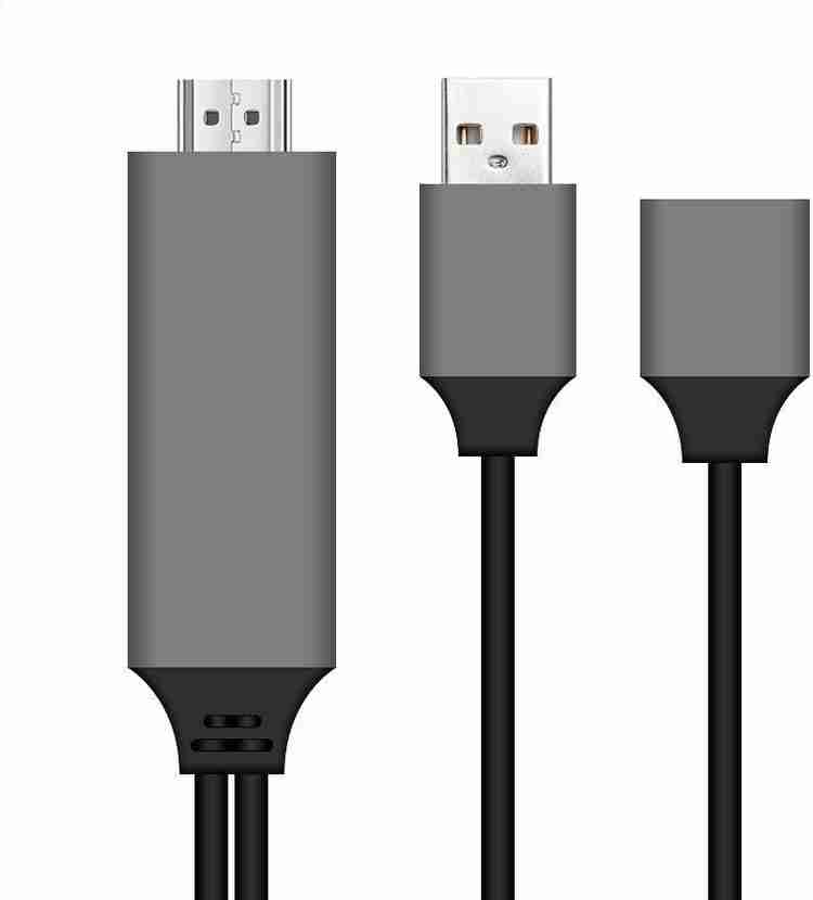 Wifton HDMI Cable 3.1 A 1.5 m IX 276 Phone to HDMI Cable bossblue Lightning Digital AV Adapter for iPhone iPad Android Smartphones to Mirror on HDTV Projector 3.3 ft Wifton Flipkart