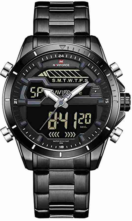 NAVIFORCE Naviforce 9133 Analog Digital full back stainless steel