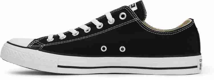 All black converse best sale trainers