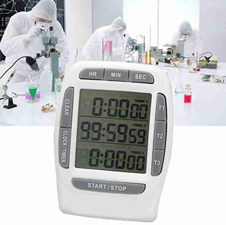 Timer da Cucina Digitale Square Magnetico Display LCD 3 Colori Virtime –