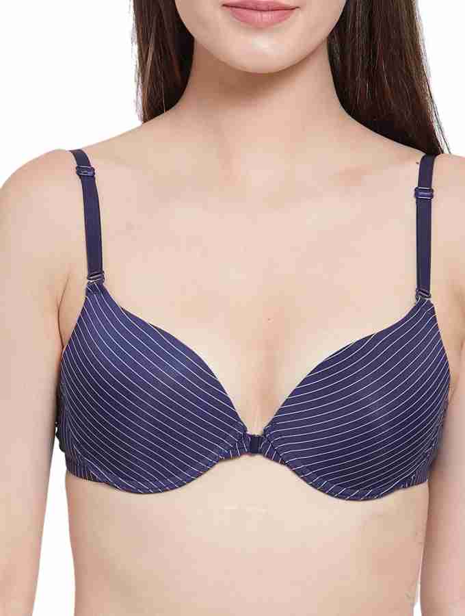 Plain Non-Padded Saatin Blue Bra, Size: 30-40 B at Rs 65/piece in New Delhi