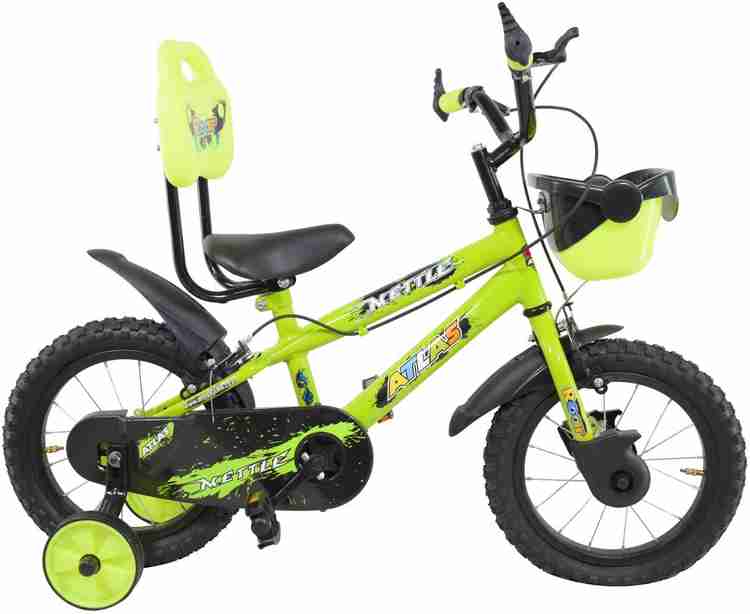 ATLAS Mettle Bike For Kids Of Age 2 5 Yrs Green Black 14 T Recreation Cycle Price in India Buy ATLAS Mettle Bike For Kids Of Age 2 5 Yrs Green