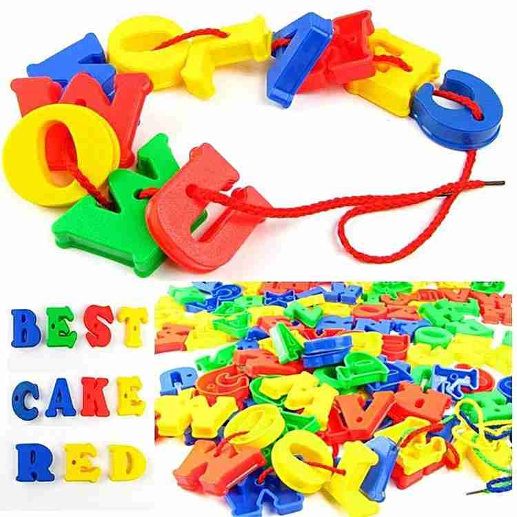 Plastic letter shop blocks