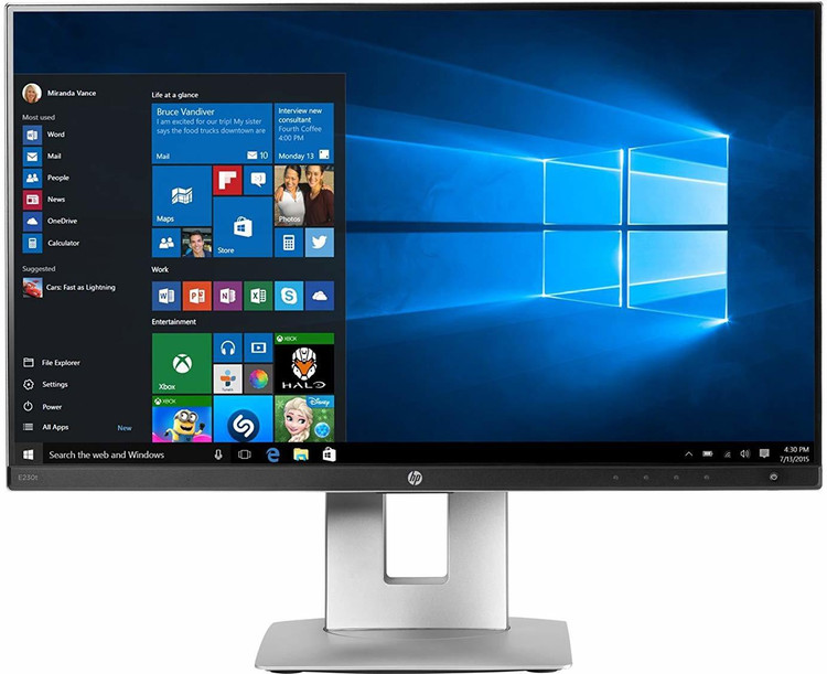 HP 58.42 cm (23 inch) Full HD Monitor (EliteDisplay E230t 23