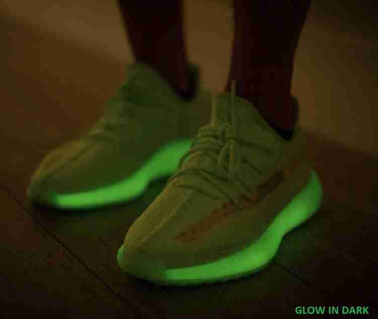 Green glow yeezy 350 online