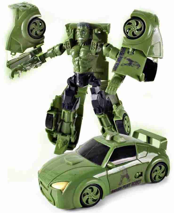 The Avengers Hulk Transformer Robot Car For Kids Green . Buy