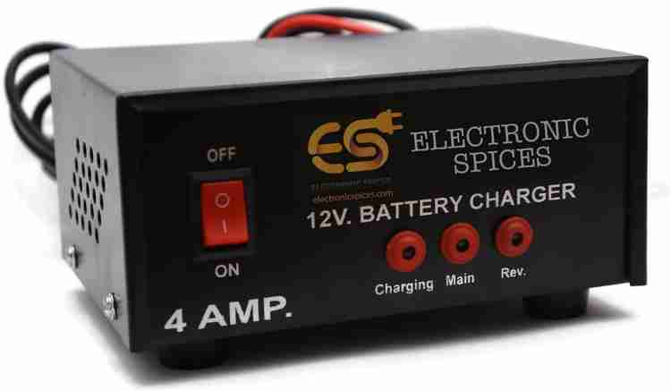 Electronic Spices 12V 4A BATTERY CHARGER FOR BIKE