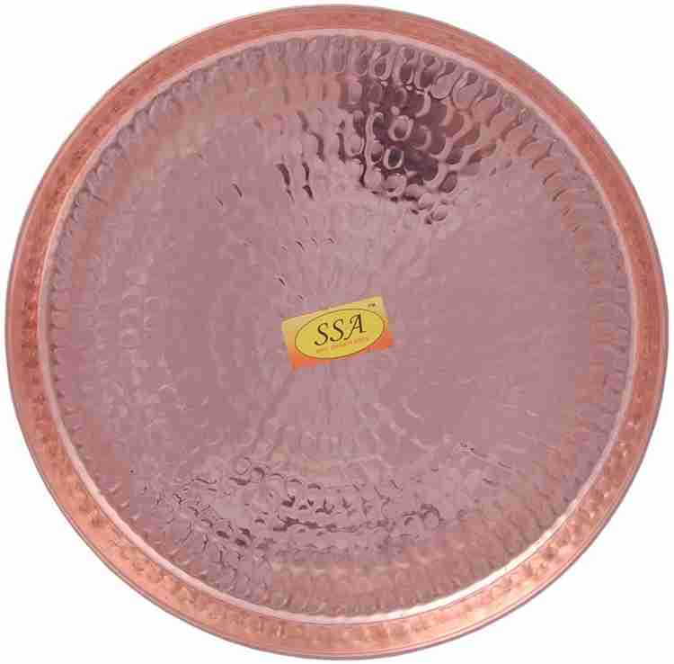 Copper new arrivals thali plate