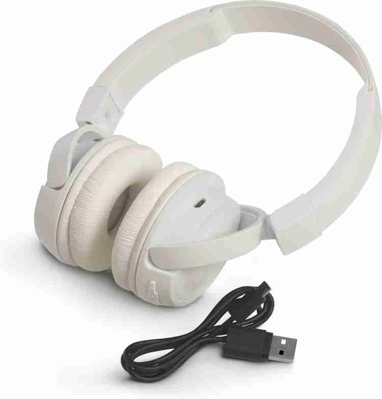 JBL T450BT Extra Bass with Voice Assistant Support Lightweight Flat Foldable Bluetooth Headset