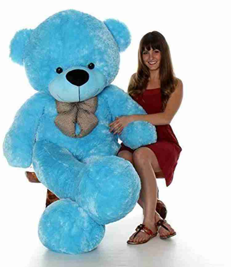 chamify 6 FEET BLUE TEDDY BEAR 72 inch 6 FEET BLUE TEDDY BEAR Buy Teddy toys in India. shop for chamify products in India. Flipkart