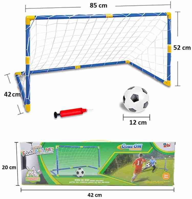Toy top football goal