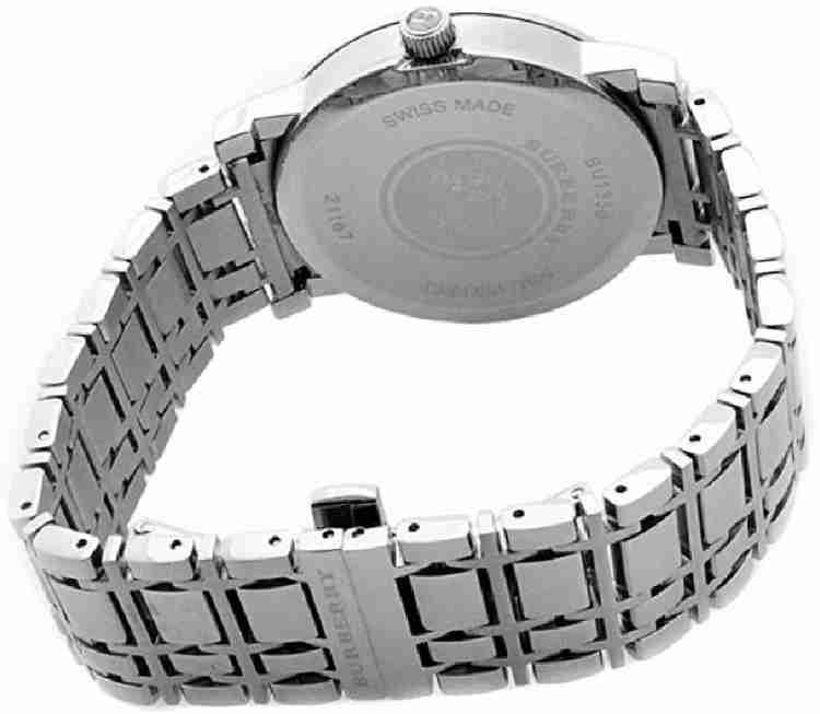 BURBERRY Heritage Heritage Silver Dial Hybrid Smartwatch Watch For Men Buy BURBERRY Heritage Heritage Silver Dial Hybrid Smartwatch Watch For Men BU1350 Online at Best Prices in India Flipkart