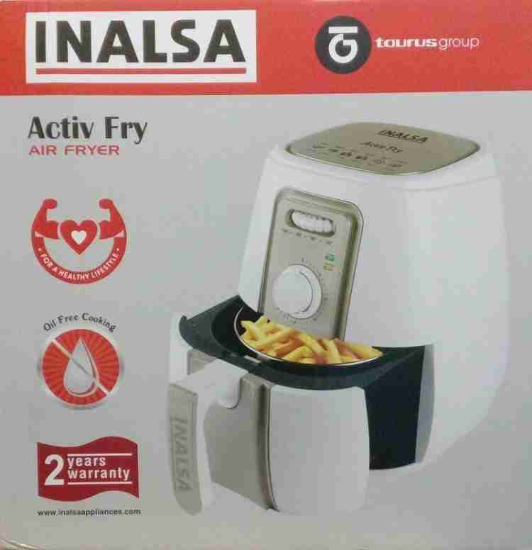 Inalsa Active Fry 4.2L Fry Light Oil Free Cooking for Healthy Lifestyle 2 Years Warranty Air Fryer Price in India Buy Inalsa Active Fry 4.2L Fry Light Oil Free Cooking for Healthy Lifestyle 2 Years Wa...