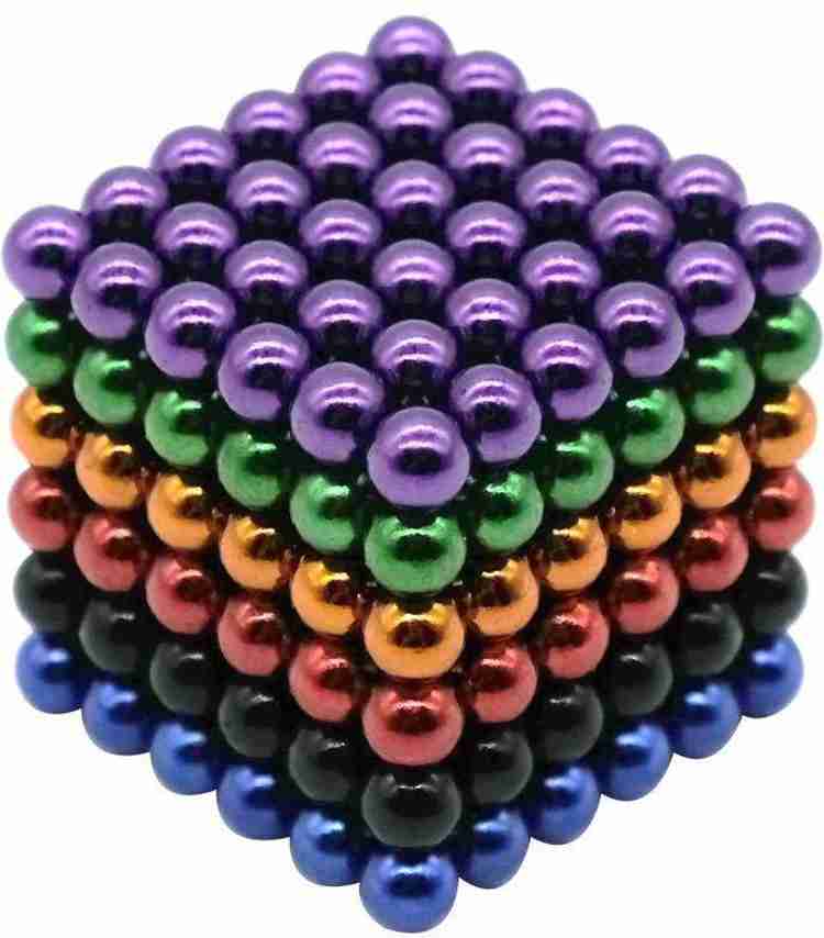 eDUST 3 mm Multicolor Magnetic Balls 216 balls Magnetic Toys 3D