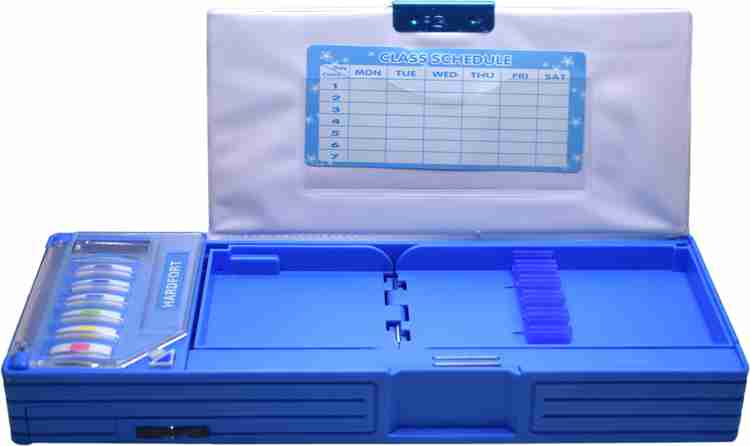 Pencil shop box button