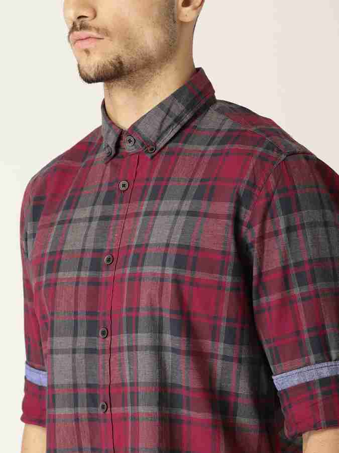 ESPRIT Men Checkered Casual Red Shirt Buy ESPRIT Men Checkered Casual Red Shirt Online at Best Prices in India Flipkart