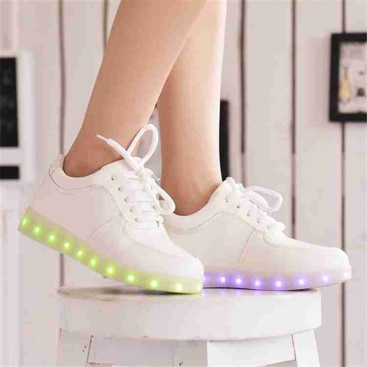Ladies light discount up shoes