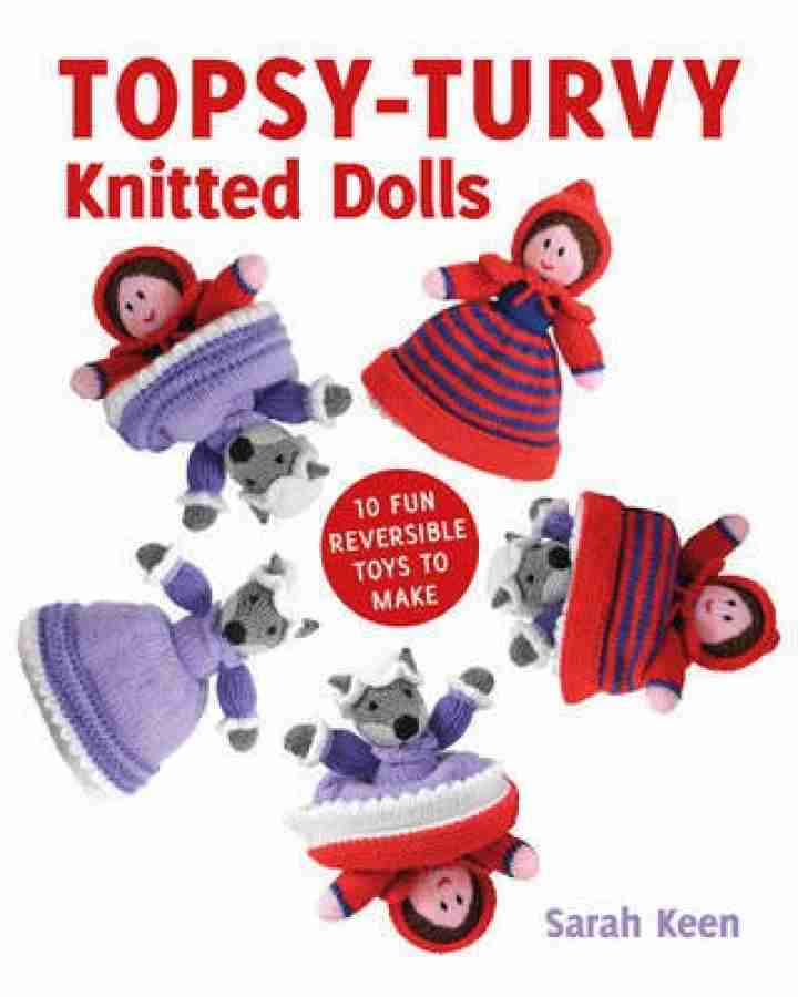 Knitted topsy 2024 turvy doll