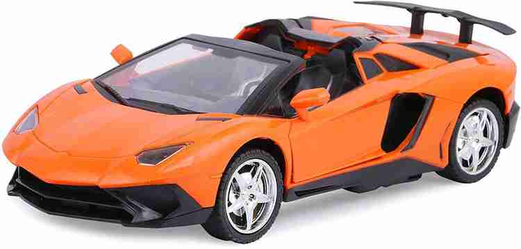 Orange lamborghini toy store car