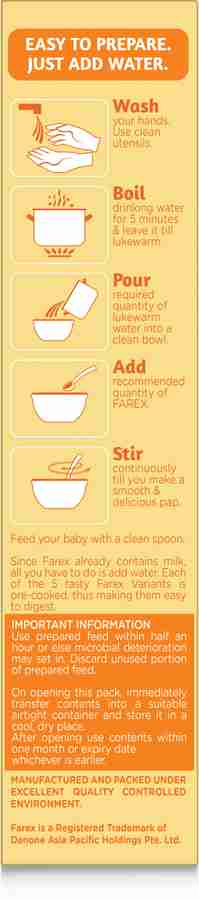 Farex sales rice price