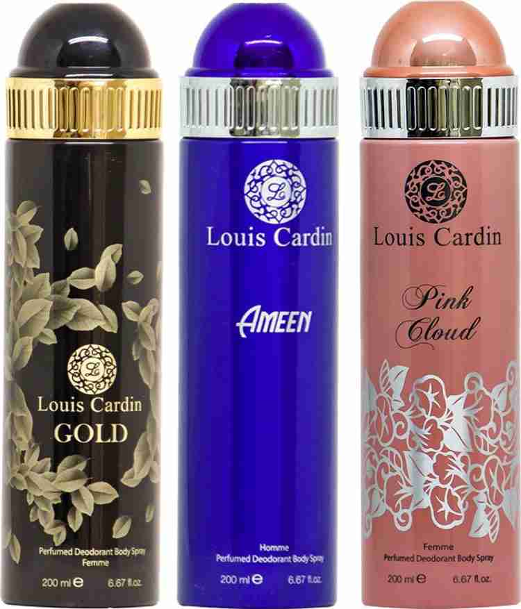 Louis Cardin Gold Ameen Homme Pink Cloud Perfumed