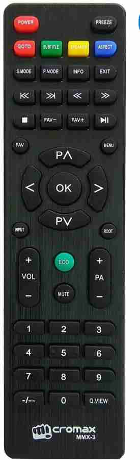 Micromax shop tv remote