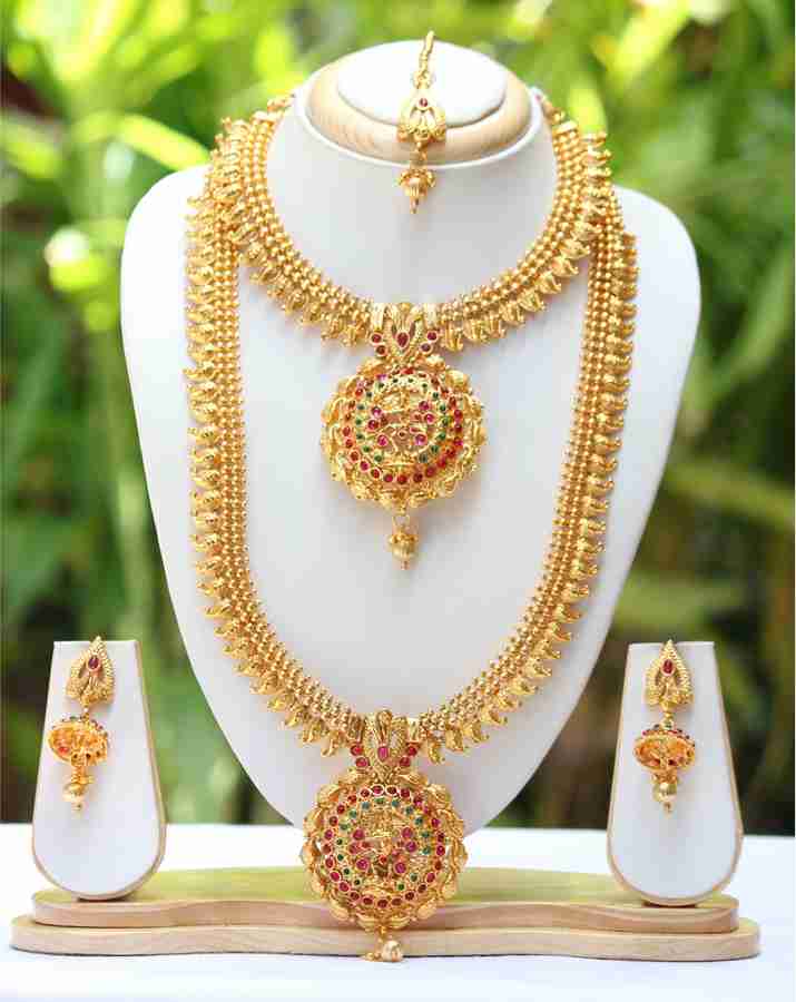 Gold jewellery set outlet designs with price