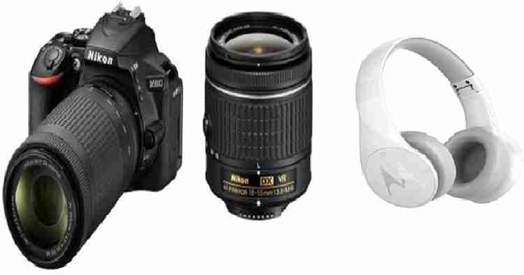 NIKON D5600 DSLR Camera Body with Dual Lens: AF-P DX Nikkor 18 