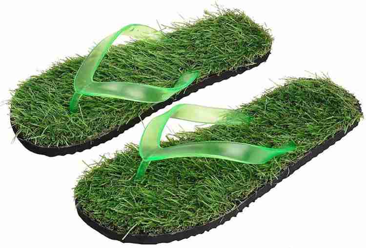 LDHSATI Men Imitation Unisex Grass Slipper House Slippers Outdoor Slippers Bathroom Sleeper Chappal 03LDHGC09 Slippers