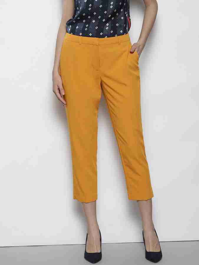 DOROTHY PERKINS Regular Fit Women Yellow Trousers Buy DOROTHY PERKINS Regular Fit Women Yellow Trousers Online at Best Prices in India Flipkart