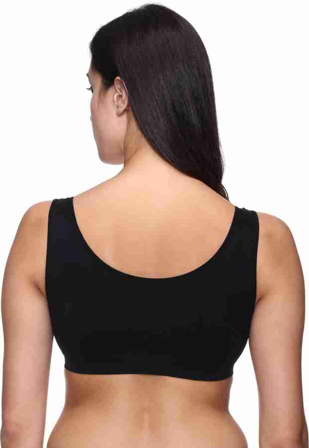 1 Women's Peach Sports Bra Fitness Yoga Crop Tank Top Stretch Razorback  Spandex 