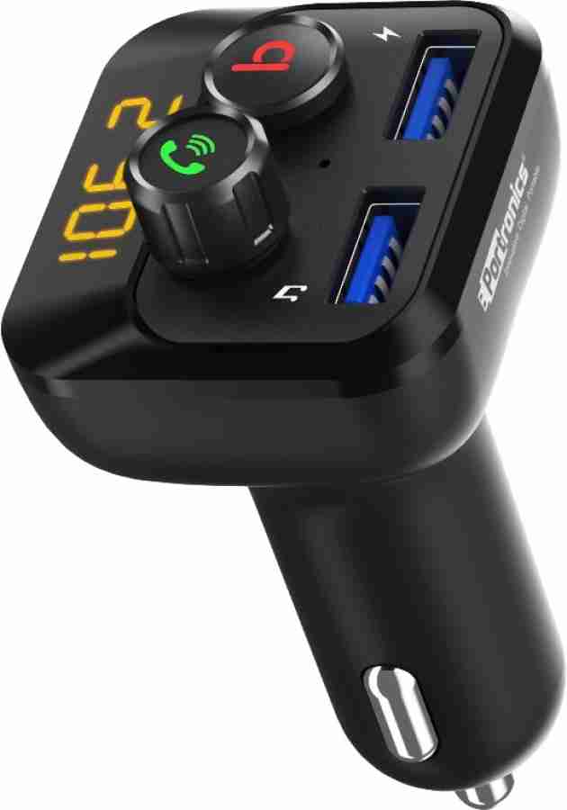 Portronics v5.0 Car Bluetooth Device with Car Charger Price in