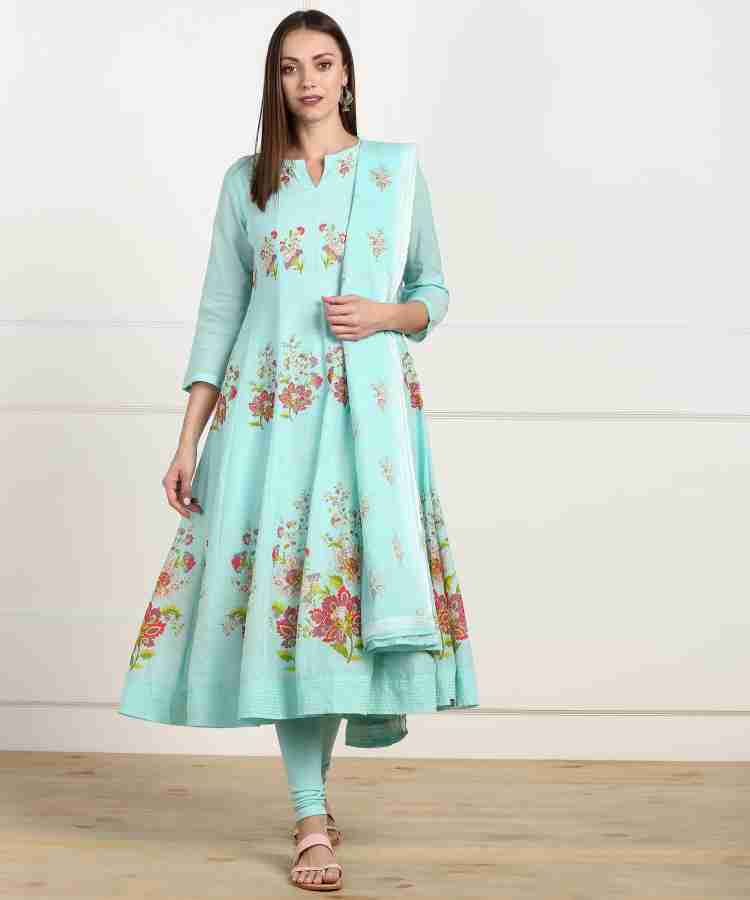 BIBA Printed Kurta Churidar Dupatta Set Buy BIBA Printed Kurta Churidar Dupatta Set Online at Best Prices in India Flipkart