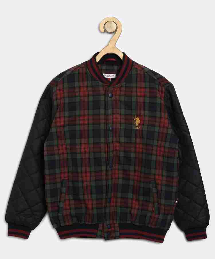 U.S. POLO ASSN. Full Sleeve Checkered Boys Jacket Buy U.S. POLO ASSN. Full Sleeve Checkered Boys Jacket Online at Best Prices in India Flipkart