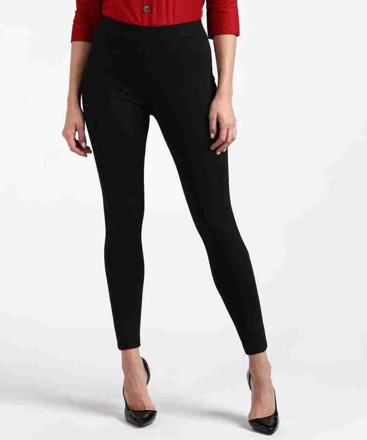 PEOPLE Black Jegging Price in India - Buy PEOPLE Black Jegging online at