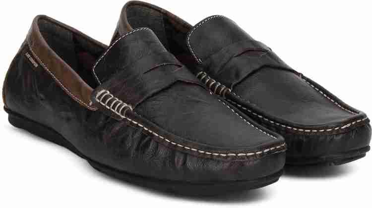 Lee cooper loafers best sale black