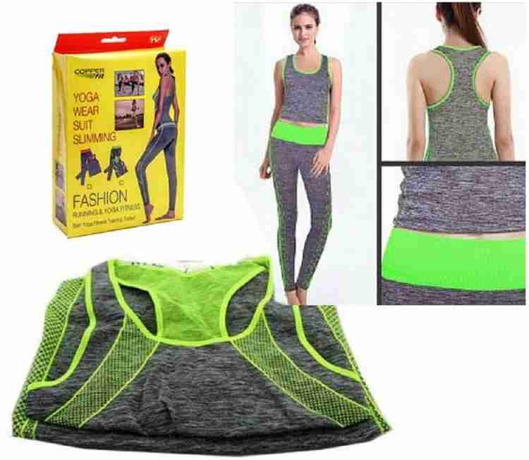 Dermeida Workout Yoga Fitness Wear Suit Running Women