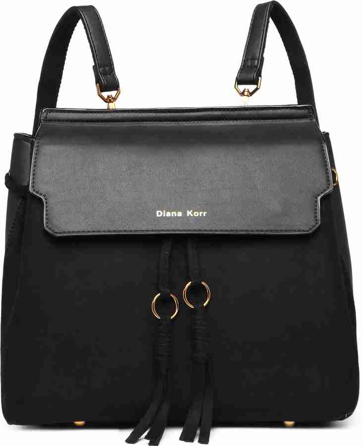 Diana Korr FEDKOB04BLK 7 L Laptop Backpack Black Price in India Flipkart