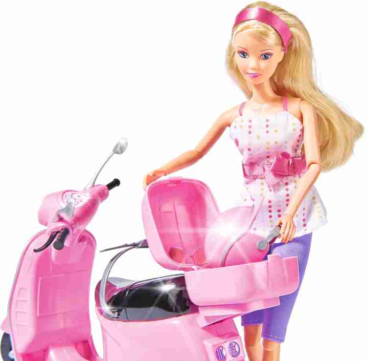 Barbie doll and discount scooter