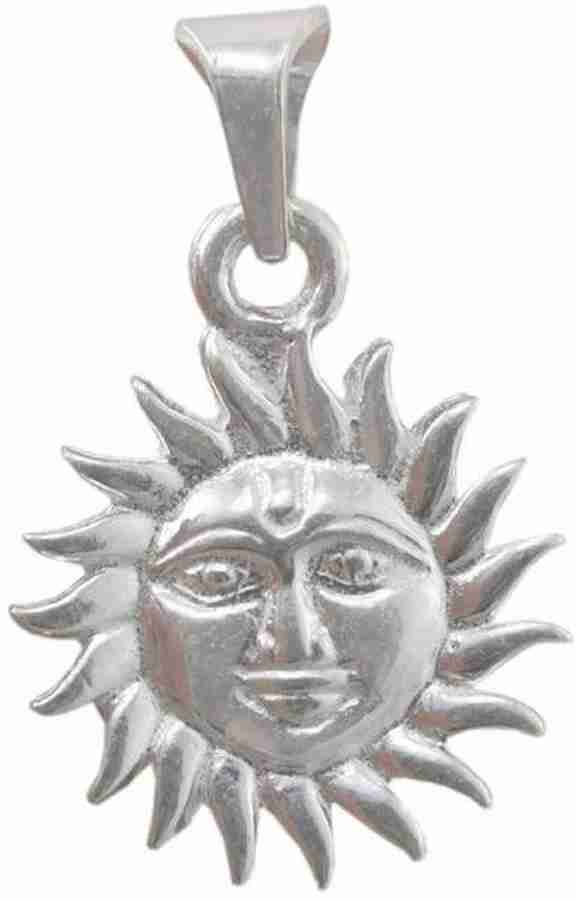 Silver clearance sun locket