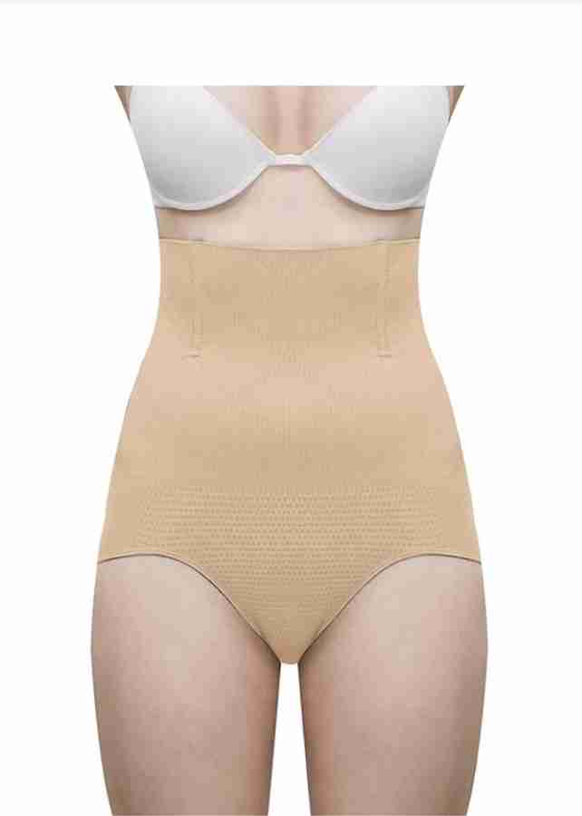 Buy MYYNTI Women's Nylon Body Shaper Tummy Control Hipster Shapewear High  Waist Tummy Tucker Panties (Free Size Fit Up to S-M-L-XL-XXL) Skin at