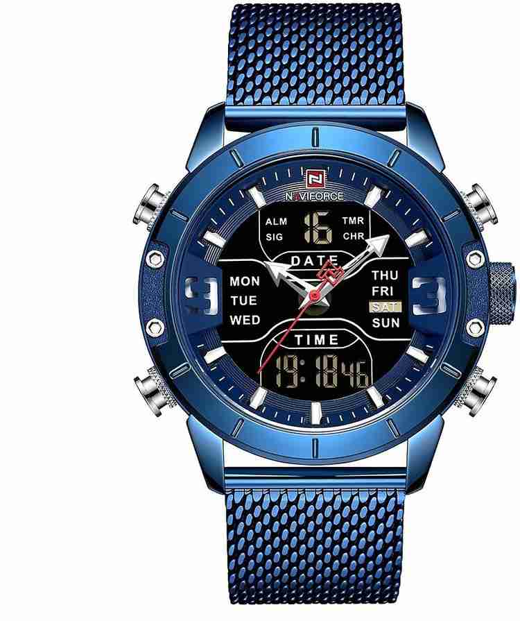 NAVIFORCE NF 9153Blue NF 9153S Blue Analog Digital Watch For Men Buy NAVIFORCE NF 9153Blue NF 9153S Blue Analog Digital Watch For Men NF 9153Blue Online at Best Prices in India Flipkart