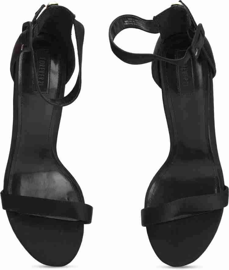 Forever 21 black best sale heels