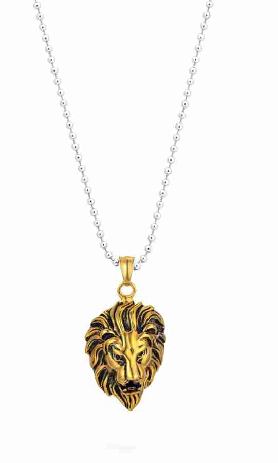 Lion deals locket gold