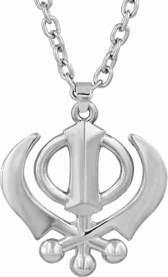 Zumrut Stainless Steel Sikh Sardar Sikhism Punjabi Religious Chain